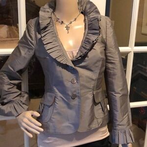 Devernois designer pewter dressy evening jacket